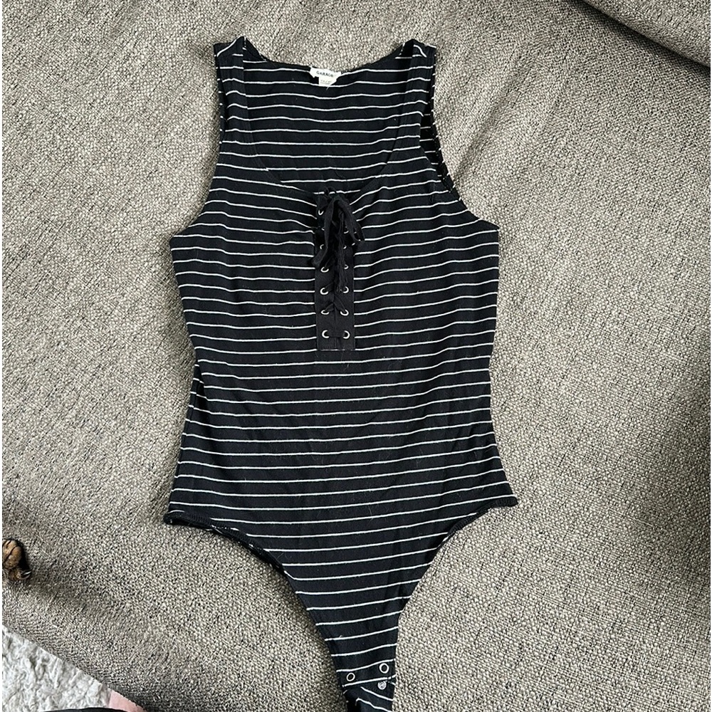Garage Clothing Striped Body suit